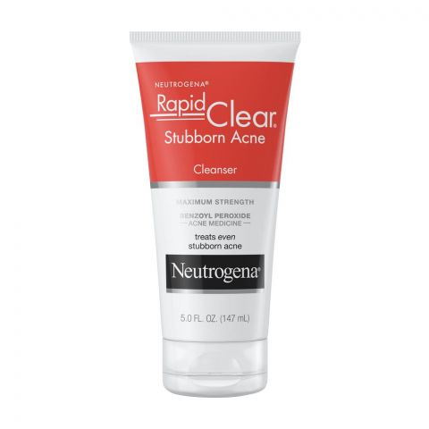 Neutrogena Rapid Clear Stubborn Acne Cleanser, 147ml