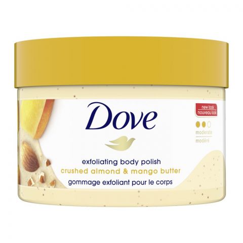 Dove Crushed Almond & Mango Butter Exfoliating Body Polish, 298gm