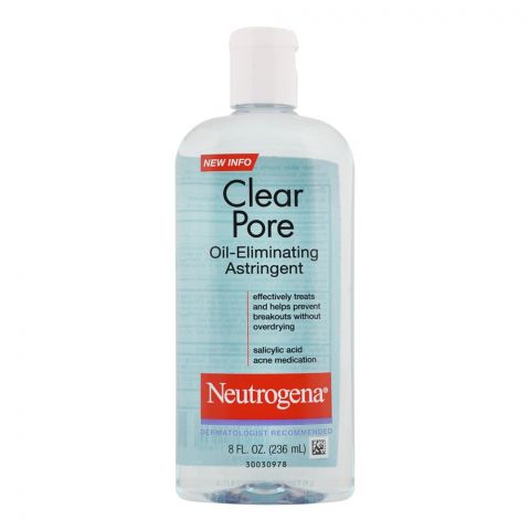 Neutrogena Clear Pore Oil-Eliminating Astringent, 236ml