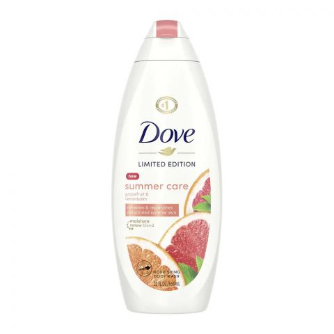Dove Limited Edition Summer Care Grapefruit & Lemon Balm Nourishing Body Wash, 650ml