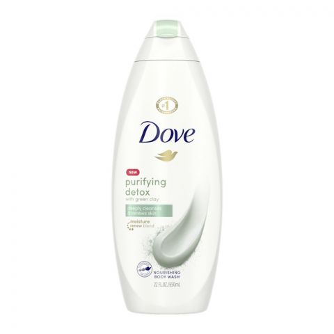 Dove Purifying Detox With Green Clay Nourishing Body Wash, 650ml