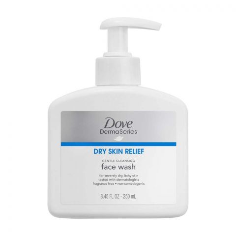 Dove Derma Series Dry Skin Relief Gentle Cleansing Face Wash, 250ml