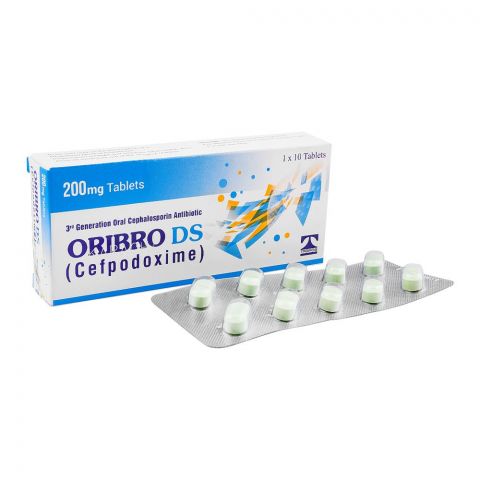 Tabros Pharma Oribro DS Tablet, 200mg, 10-Pack