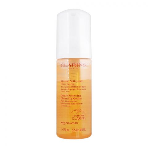 Clarins Gentle Renewing Anti-Pollution Cleansing Mousse, 150ml