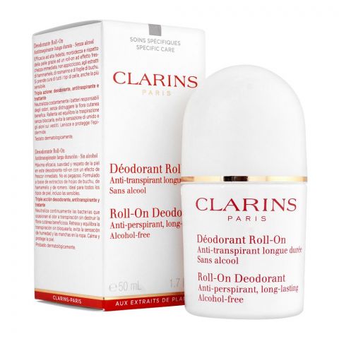 Clarins Anti-Perspirant Deodorant Roll-On, 50ml