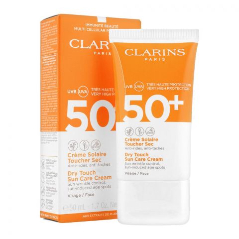 Clarins Dry Touch Sun Care Cream Face 50+, 50ml