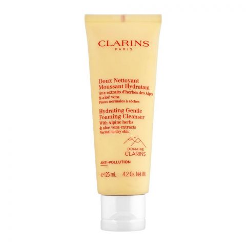 Clarins Hydrating Gentle Anti-pollution Foaming Cleanser, 125ml