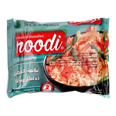 Noodi Instant Shrimp Flavor Noodles, 70g