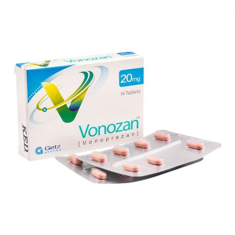 Getz Pharma Vonozan Tablet, 20mg, 14-Pack