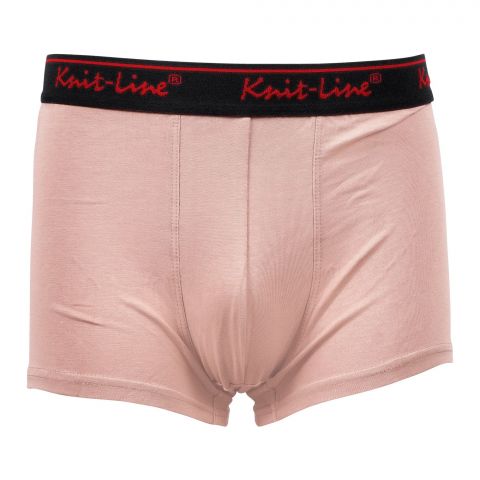 Knit Line Short Boxer Light Brown, 042