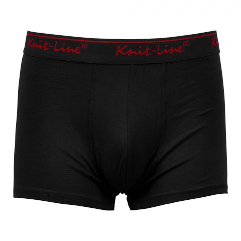 Knit Line Short Boxer Black, 042