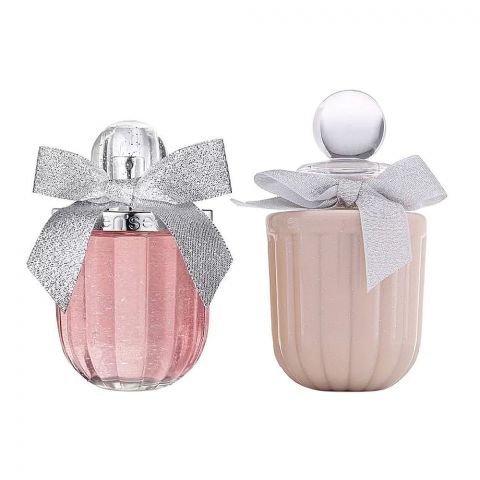 Women Secret Rose Seduction Gift Set, For Women, Eau de Parfum Natural Spray 100ml+Body Lotion 200ml