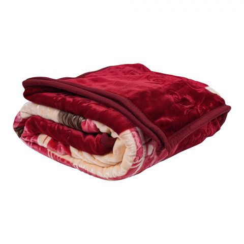 Twilight 1-on-1 Double Bed 2-Ply Embossed Blanket, Skin