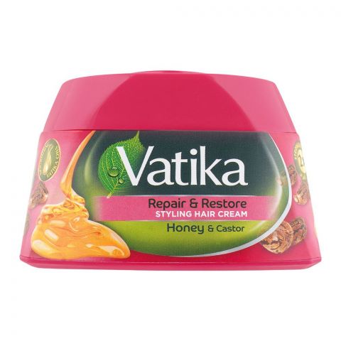 Dabur Vatika Honey & Castor Repair & Restore Styling Hair Cream, 140ml