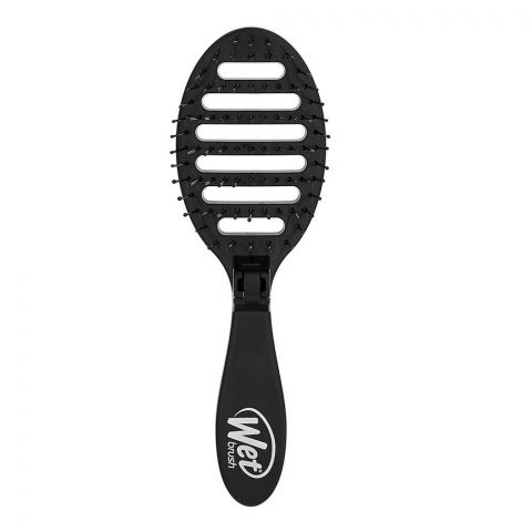 Wet Brush Pop & Go Speed Dry Hair Brush, Black, BWR810TRAVBK