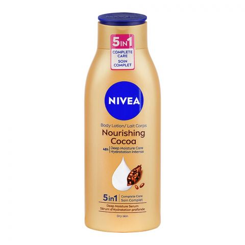 Nivea Nourishing Cocoa 48H Deep Moisture Serum Dry Skin Body Lotion, 400ml