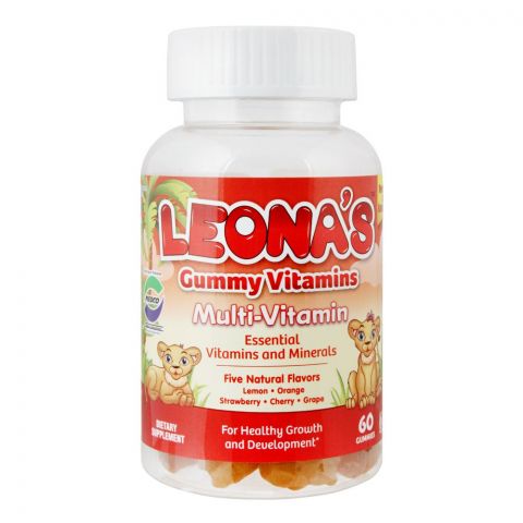Leona's Multi-Vitamin For Healthy Growth and Development 60 Gummies 
