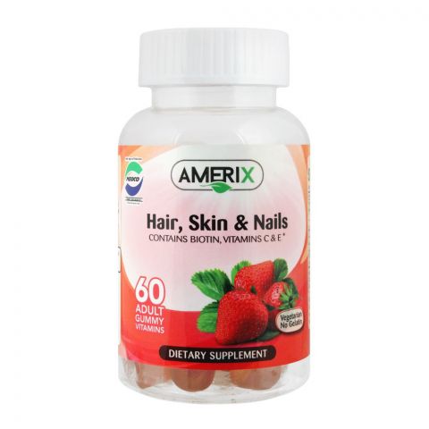 Amerix For Hair, Skin & Nails 60 Gummies 