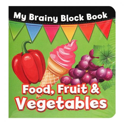 My Brainy Block Books: Food, Fruits & Vegetables Book