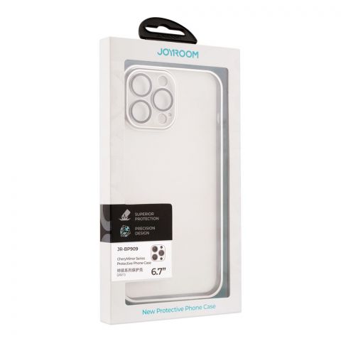 Joyroom Chery Mirror Iphone 13 Pro Max 6.7 Protective Phone Case, Silver, JR-BP909