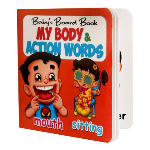 Baby's Board Book: My Body & Action Words Book
