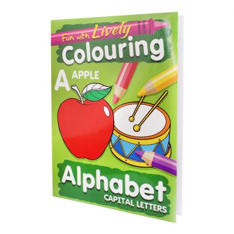Fun With Lively Colouring Alphabet Capital Letters Book