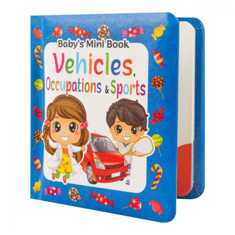 Baby's Mini Book Vehicles, Occupation And Sports Book