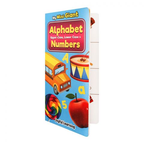 My Mini-Giant: Alphabet Upper Case, Lower Case & Numbers Book