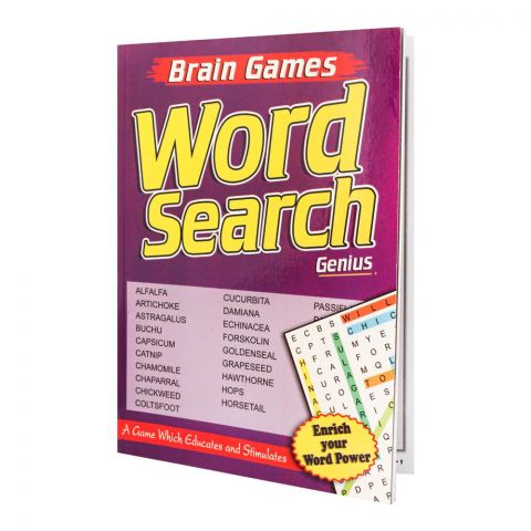 Mind To Mind Brain Games: Word Search Genius Book