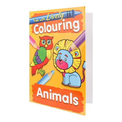 Fun With Lively Colouring Animals Book