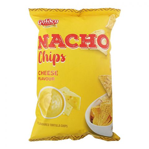 Golden Basket Nacho Cheese Flavour Tortilla Chips, 65g