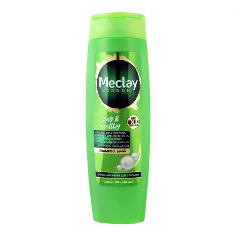 Meclay London Zinc Biotin Collagen Long & Healthy Shampoo, 185ml