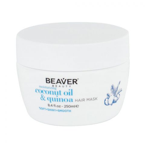Beaver Moisturizing Coconut Oil & Quinoa Hair Mask, 250ml