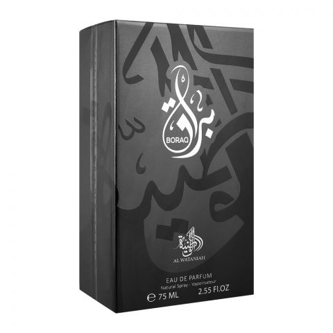 Al Wataniah Boraq Eau De Parfum, Fragrance For Men, 75ml