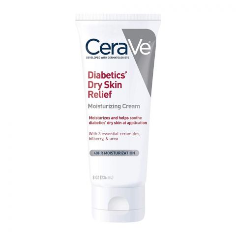 CeraVe Diabetics Dry Skin Relief Moisturising Cream, 236ml