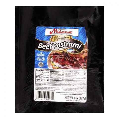 Midamar Beef Pastrami, 227g