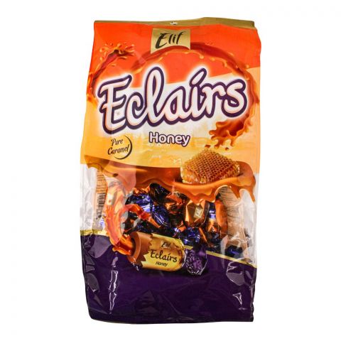 Elif Eclairs Pure Caramel With Honey, 500g