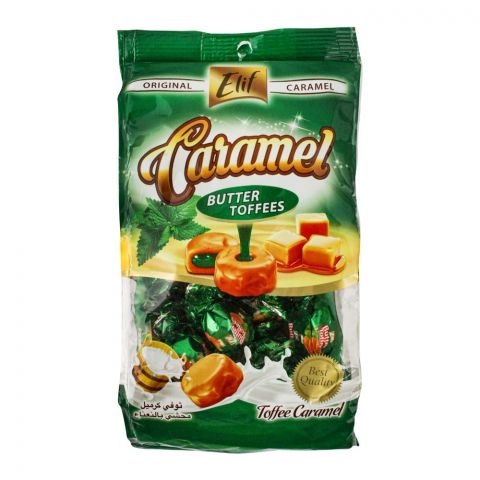 Elif Caramel Butter Toffees With Mint, 225g