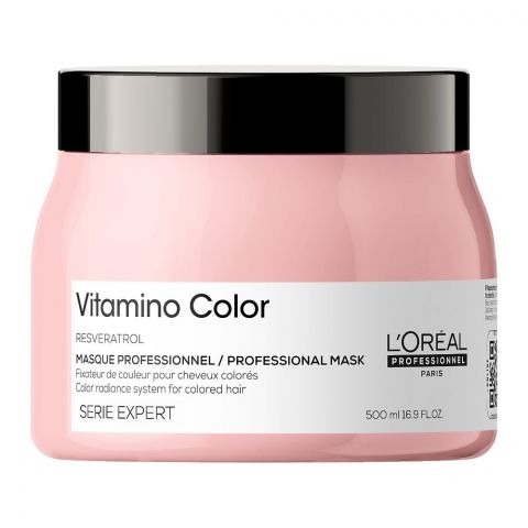 L'Oreal Professionnel Serie Expert Resveratrol Vitamino Color Professional Hair Masque, 500ml