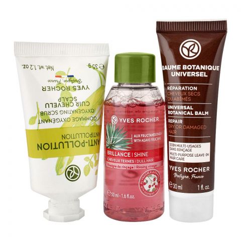 Yves Rocher Magical Care, Gorgeous Hair Kit, 3 Pieces