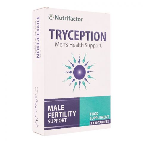 Nutrifactor Tryception Men's Health Food Supplement, 30 Tablets