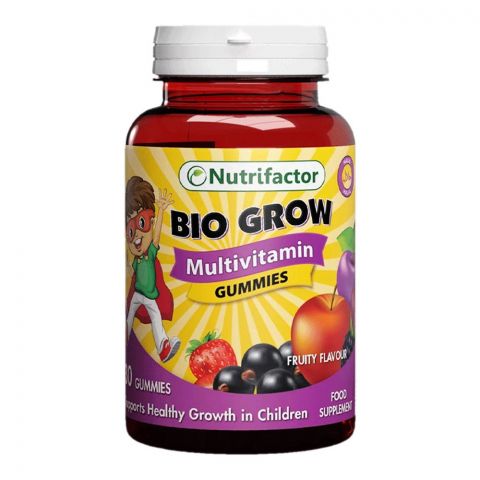 Nutrifactor Bio Grow Multivitamin Food Supplement Gummies, 30-Pack