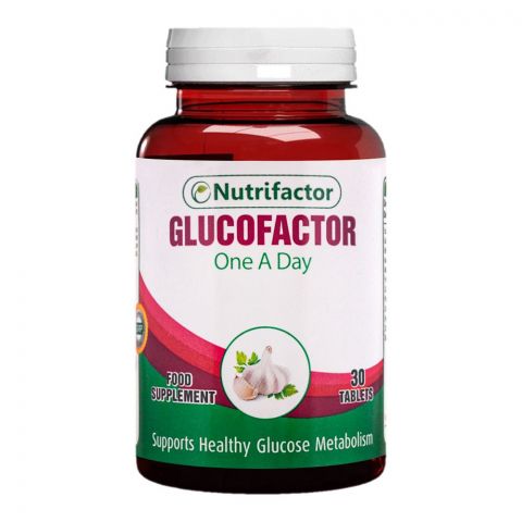 Nutrifactor Glucofactor One A Day Food Supplement, 30 Tablets