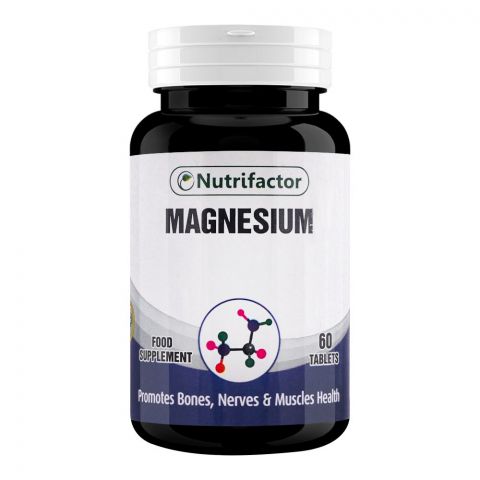 Nutrifactor Magnesium Nerves & Muscles Health Food Supplement, 60 Tablets