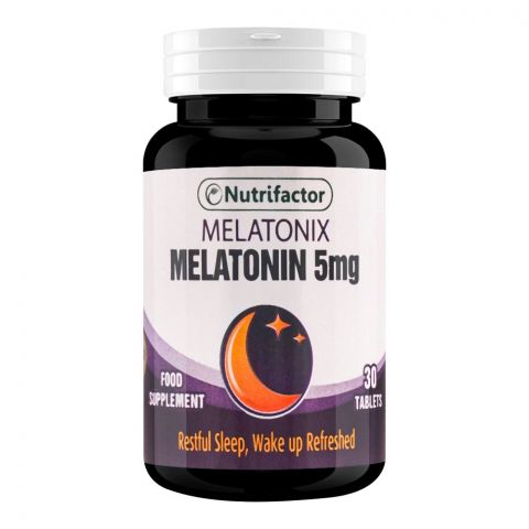 Nutrifactor Melatonix Melatonin 5mg Food Supplement, 30 Tablets