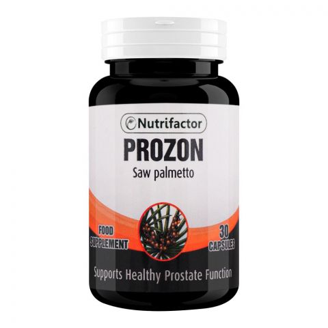 Nutrifactor Prozon Saw Palmetto Food Supplement, 30 Capsules