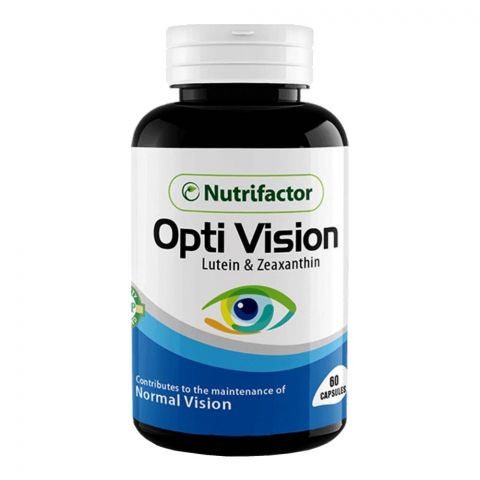 Nutrifactor Opti Vision Lutein & Zeaxanthin Food Supplement, 60 Capsules