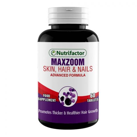 Nutrifactor Maxzoom Skin, Hair & Nails Food Supplement, 60 Tablets