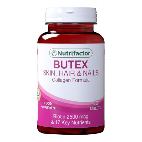 Nutrifactor Butex Skin, Hair & Nails Food Supplement, 60 Tablets