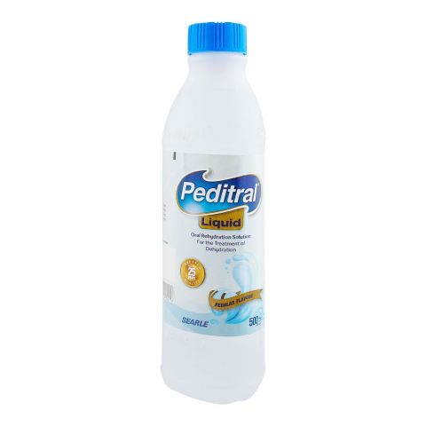 Searle Peditral Liquid Regular Oral Rehydration Solution, 500ml